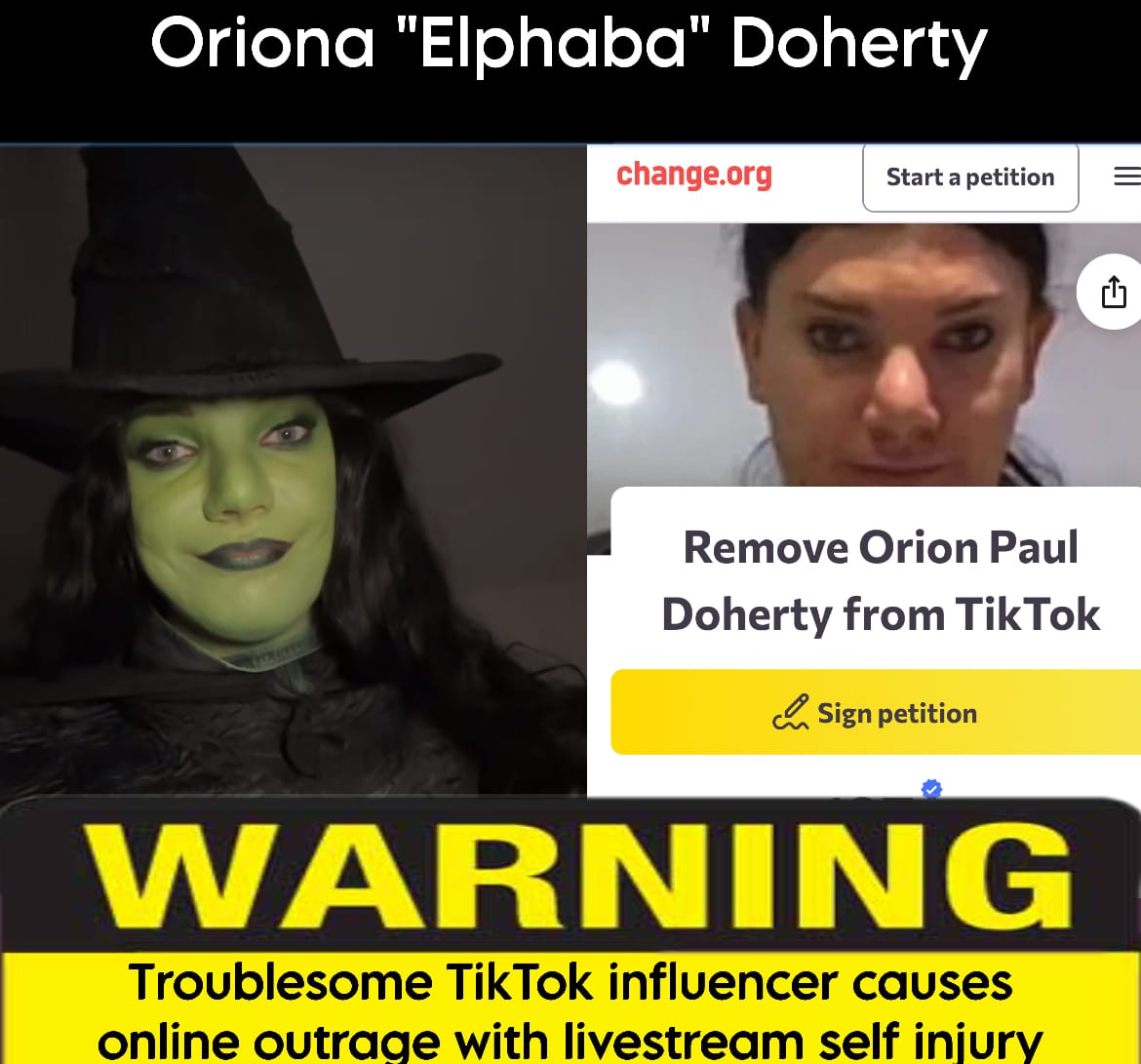 Enough is Enough: Keep Oriona Doherty Off TikTok.